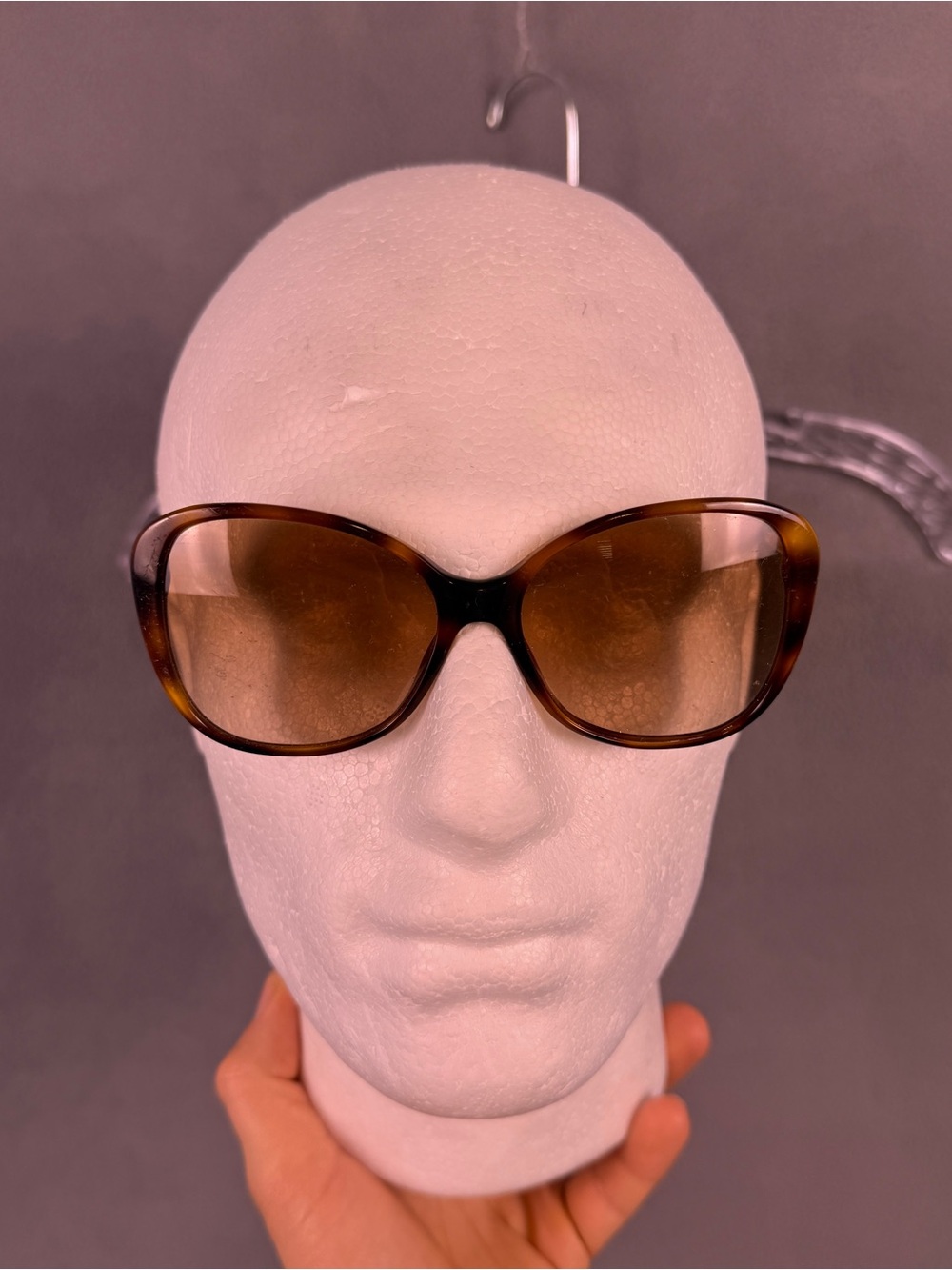 Burberry‎ B 4235-Q 3316/13 Light Brown Oversized Women's Sunglasses 57-16-140